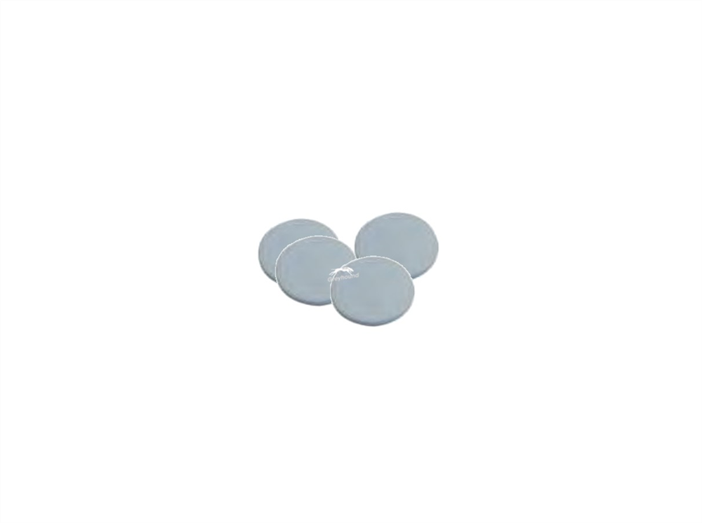 Picture of PTFE/Grey Butyl Moulded Septa, 20mm x 3mm for 20mm Aluminium Seals, (Shore A50)